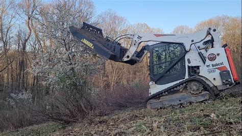 how to use a bobcat skid steer mower deck|bush hog attachment for bobcat.